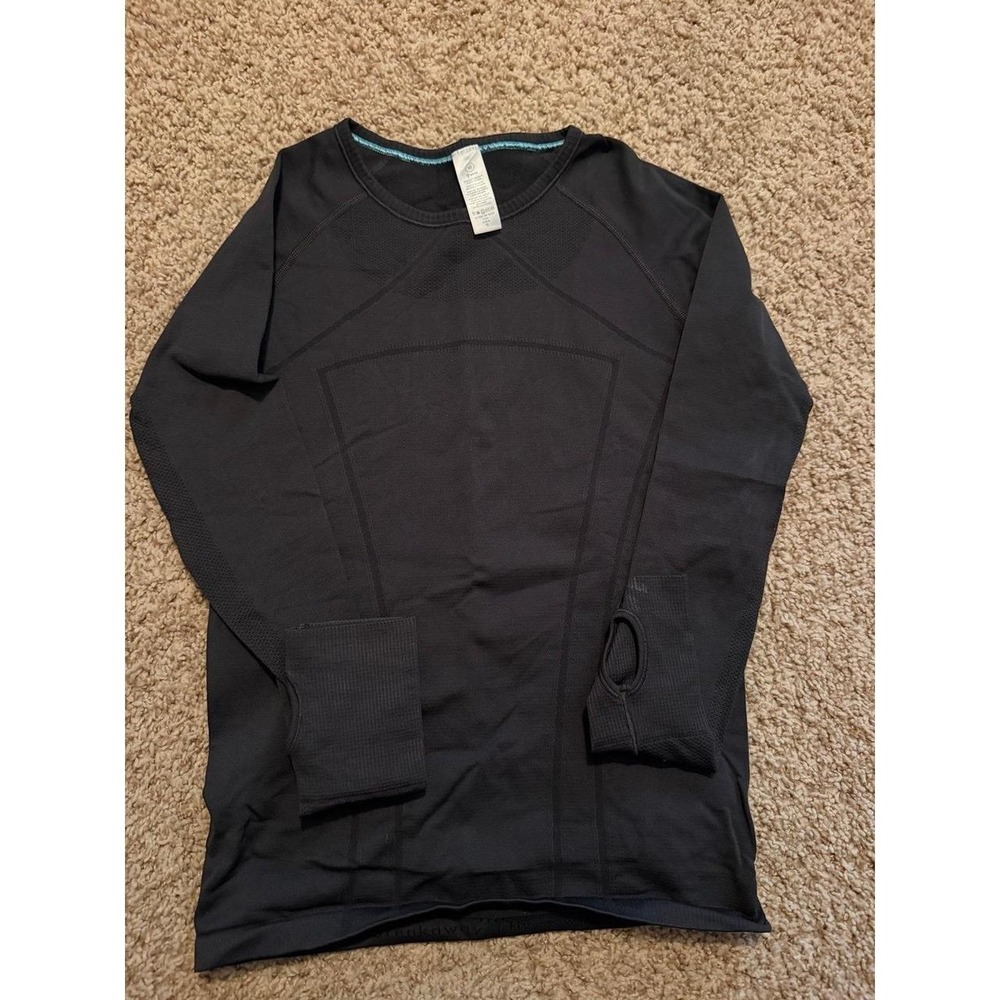 Ivivva Long sleeve Black Athletic top size 10